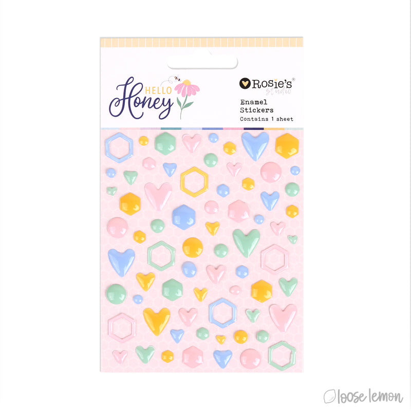 Hello Honey | Enamel Stickers