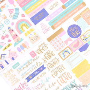 Keeping Cool | Cardstock Stickers (4 Sheets)