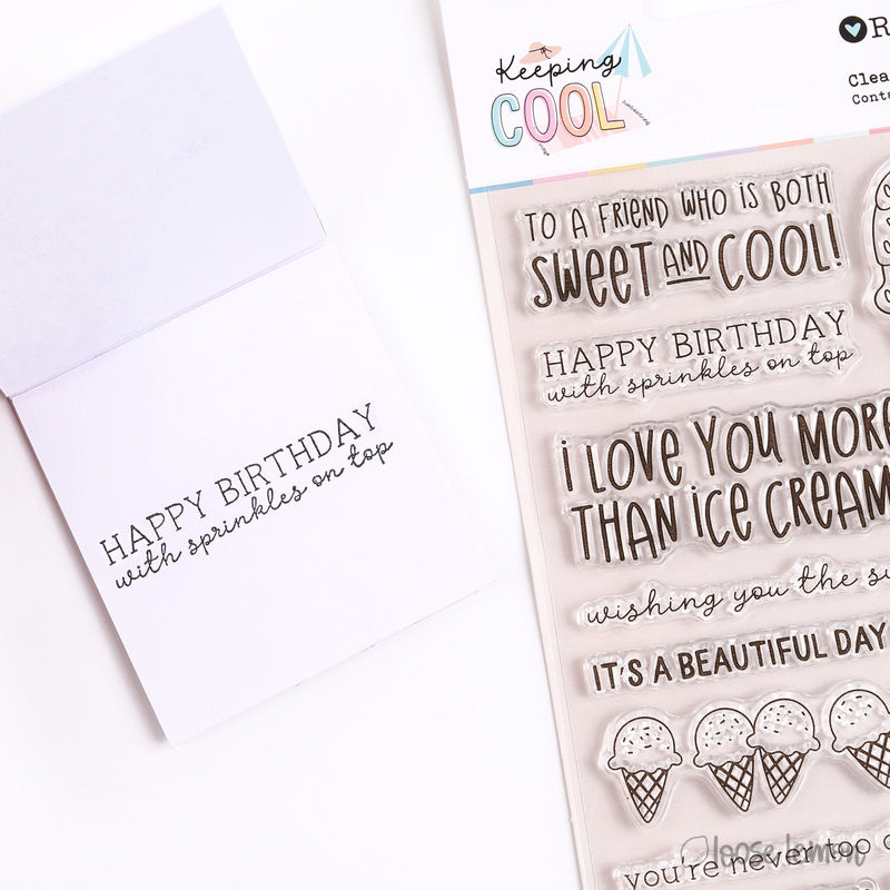 Keeping Cool | Clear Stamps