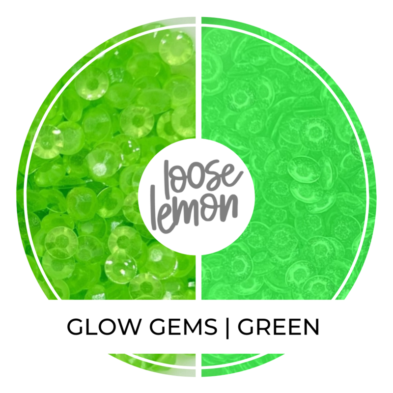 Glow in The Dark Gems | Green (5mm)