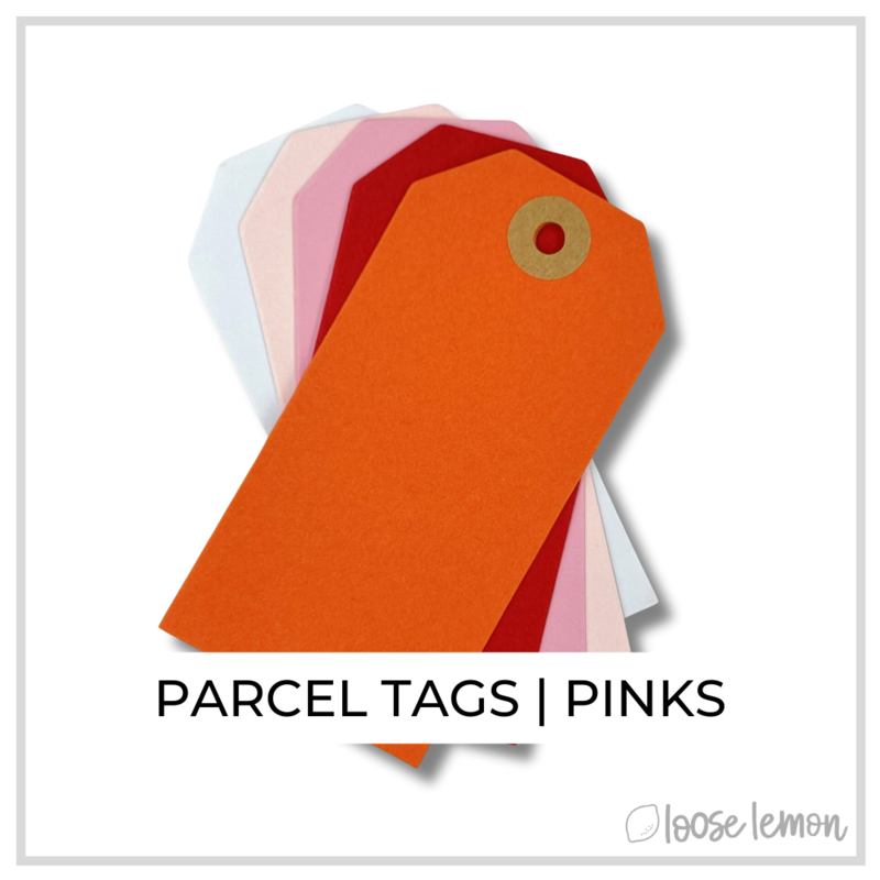 Parcel Tags | Pinks