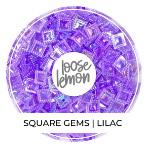 Square Gems | Purple