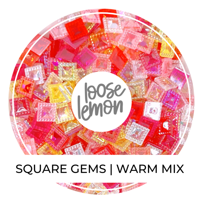 Square Gems | Warm Mix