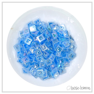 Square Gems | Pale Blue