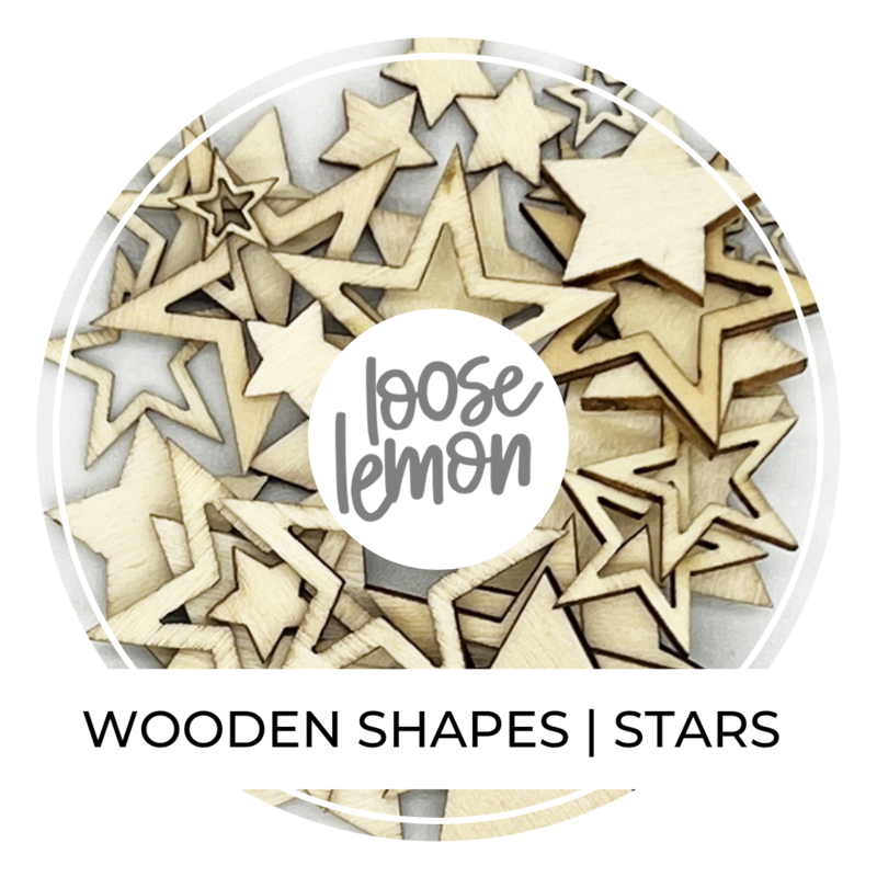 Wooden Shapes | Stars X 36 Pieces