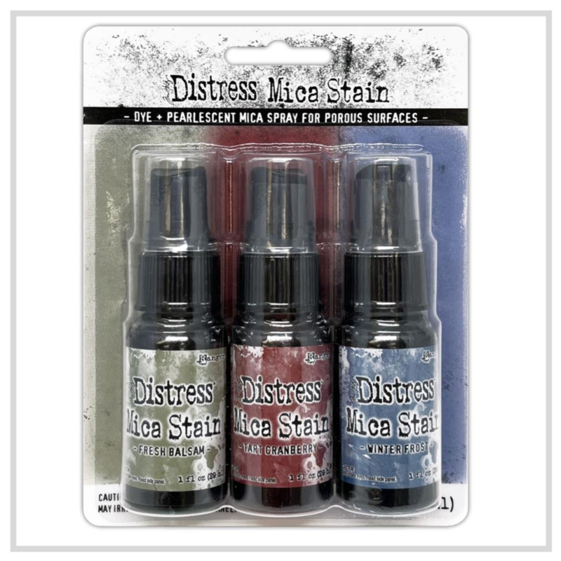 Tim Holtz Distress® Holiday Mica Stain Set #3