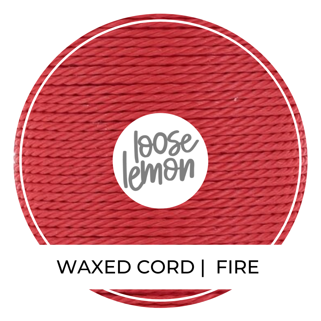 Waxed Cord | 10M Roll | Fire