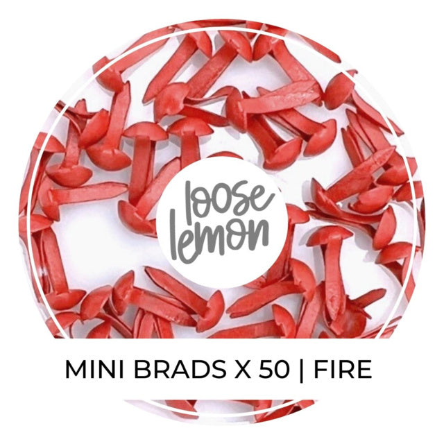 Mini Brads X 50 | Fire