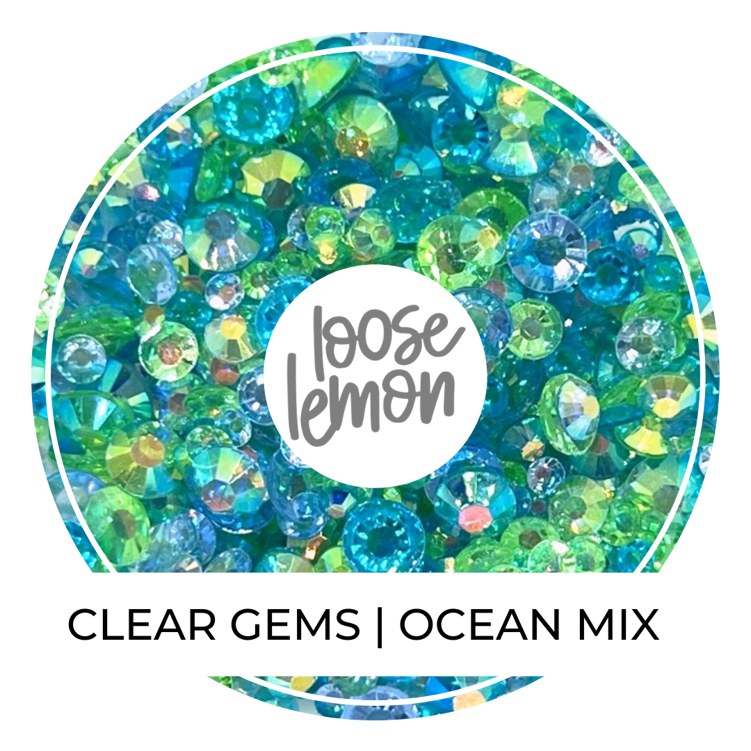 Clear Gems | Ocean Mix