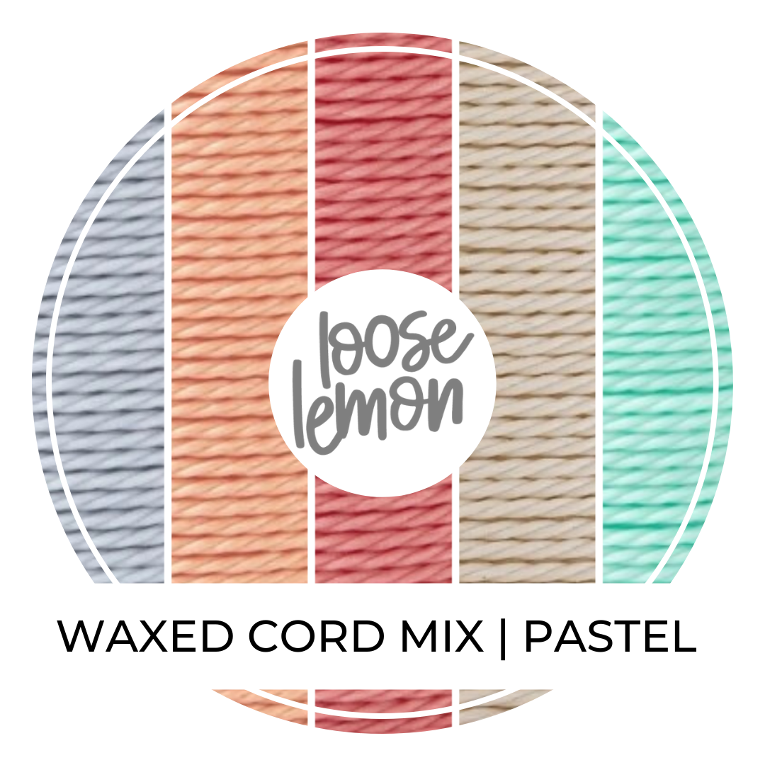 Waxed Cord Bundle | 5 X 10M Rolls | Pastel