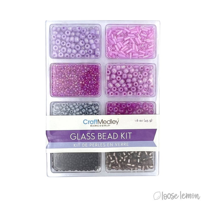 Craft Medley Glass Bead Kit | Viola