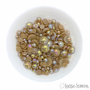 Mirror Pearls | Fawn (Mixed Sizes)