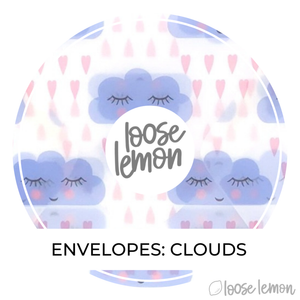 Clouds Vellum Envelopes X 3