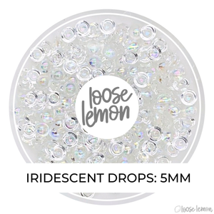 Iridescent Round Drops | 5Mm