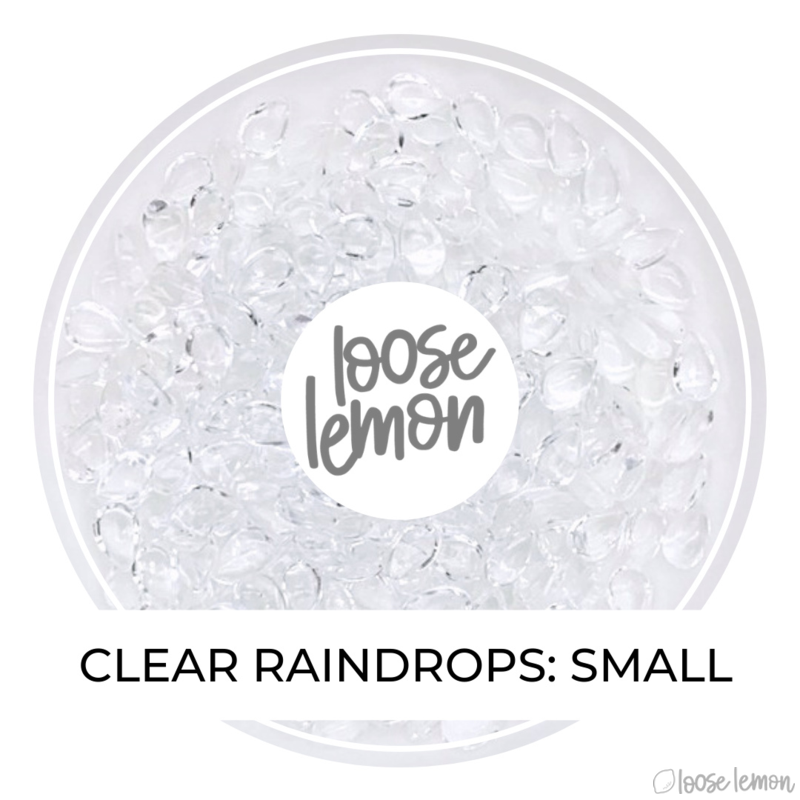 Clear Raindrops | Small (4Mm X 6Mm)