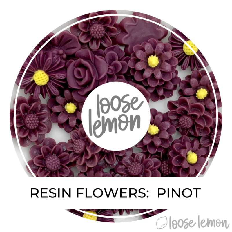 Single Colour Resin Flowers | Pinot