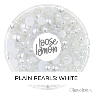 Plain Pearls | White (Mixed Sizes)