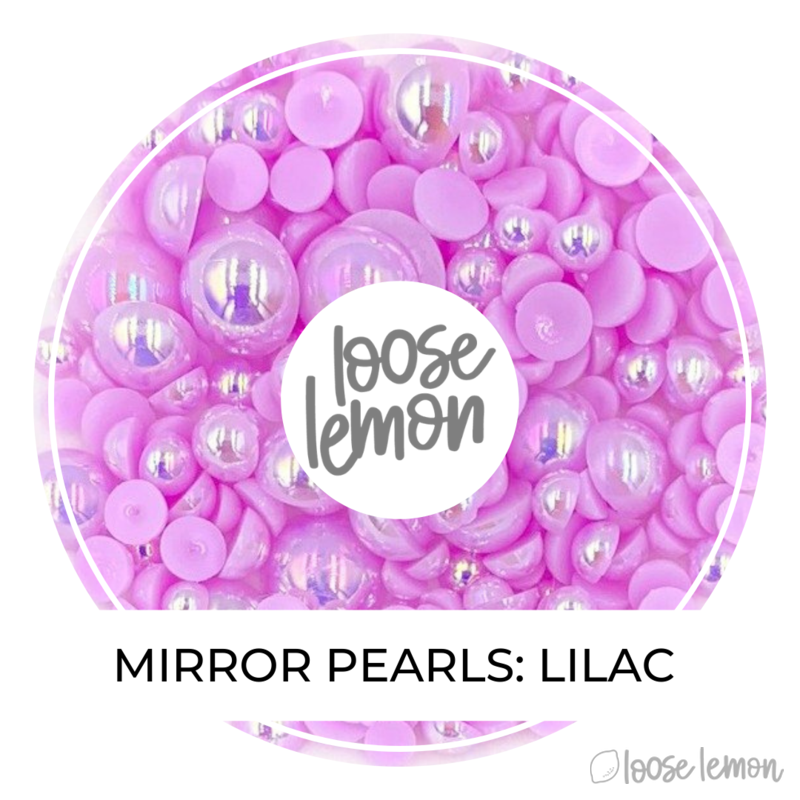 Mirror Pearls | Lilac (Mixed Sizes)