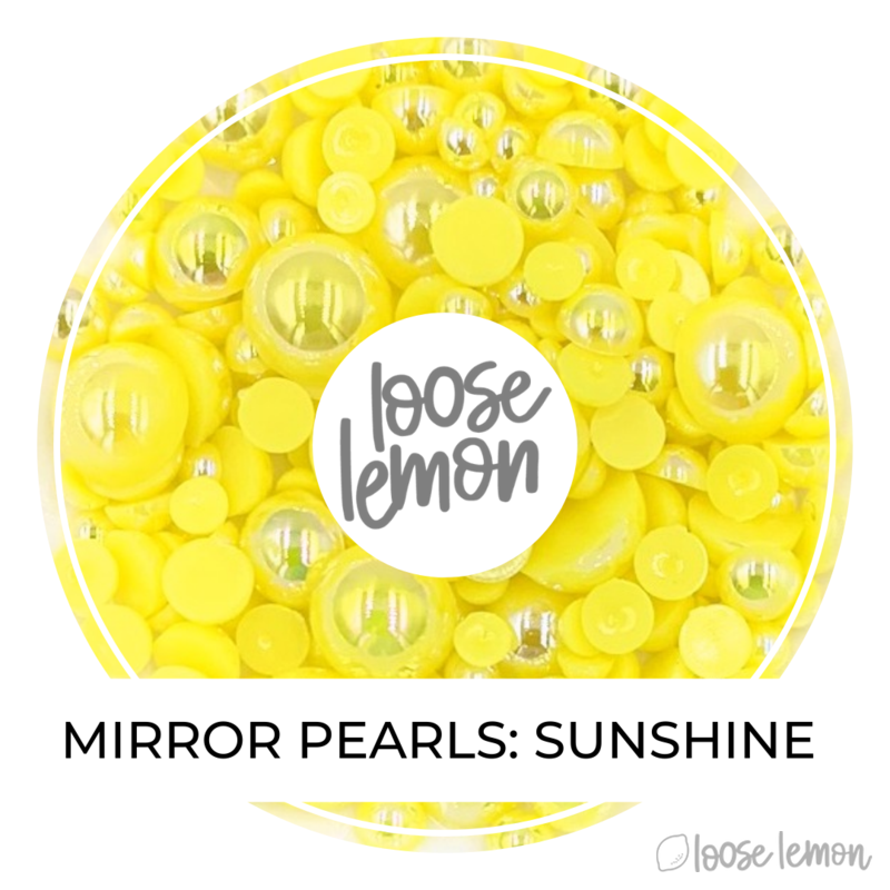 Mirror Pearls | Sunshine (Mixed Sizes)