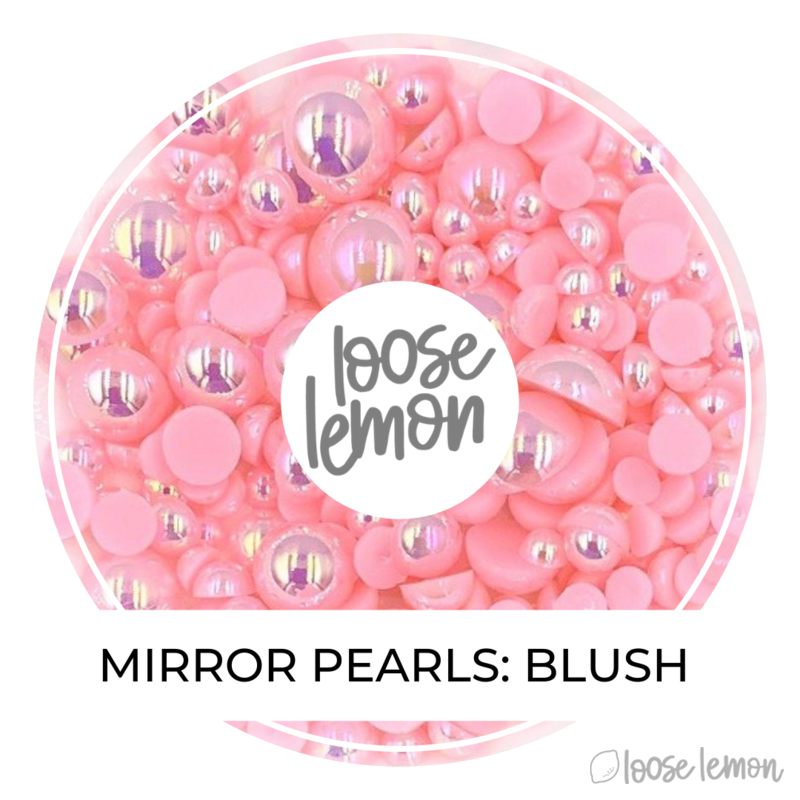 Mirror Pearls | Blush (Mixed Sizes)