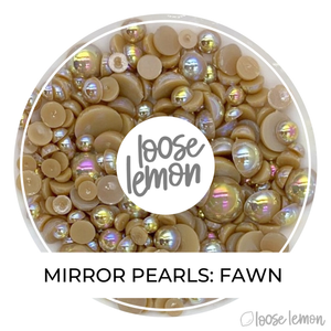Mirror Pearls | Fawn (Mixed Sizes)
