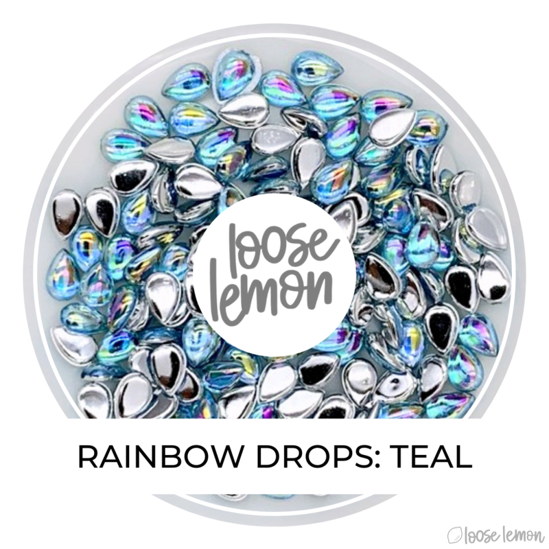 Rainbow Drops | Teal (9)