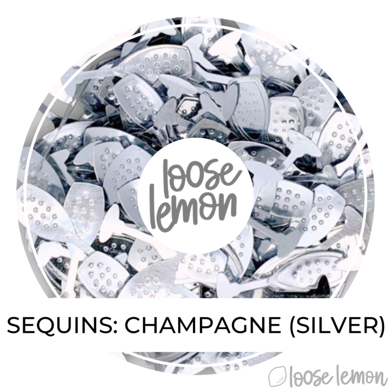 Sequins | Champagne (Silver)