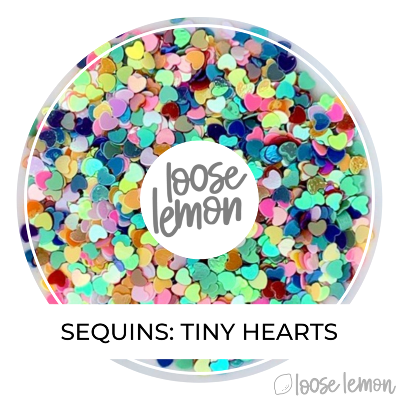 Sequins | Tiny Hearts (3Mm - Multi)