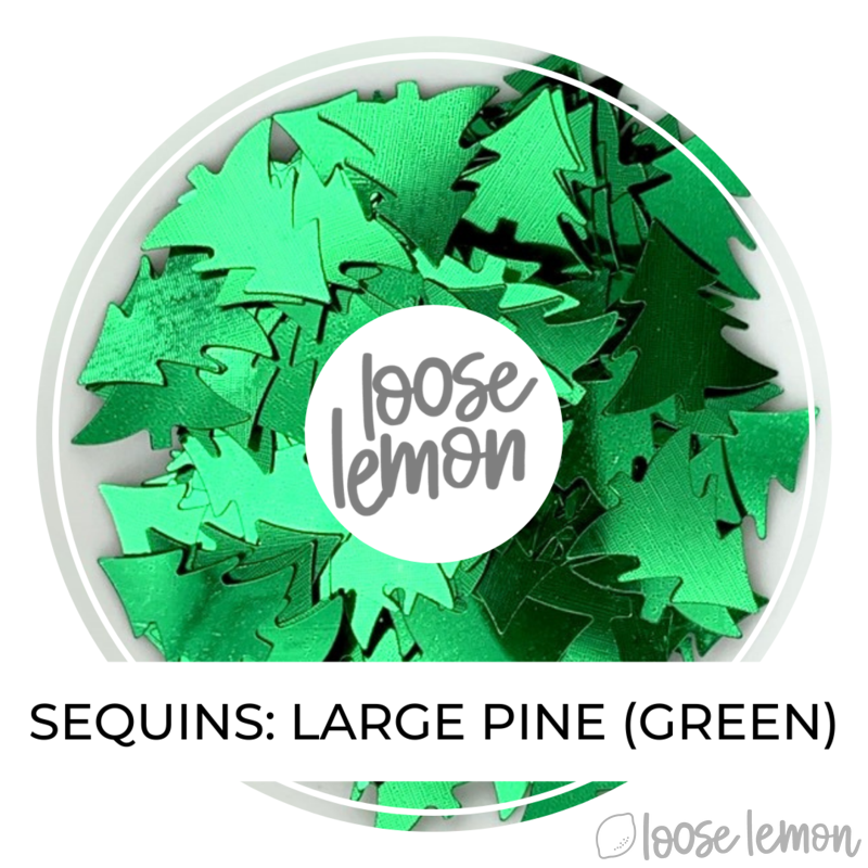 Sequins | Large Pine (Green)
