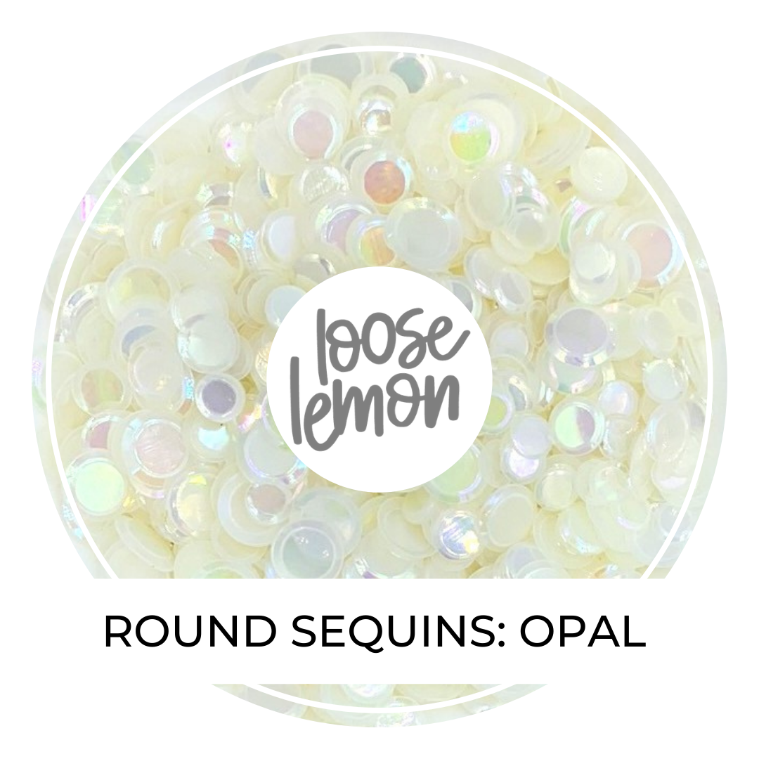 Round Sequins | Opal (Mixed Size)