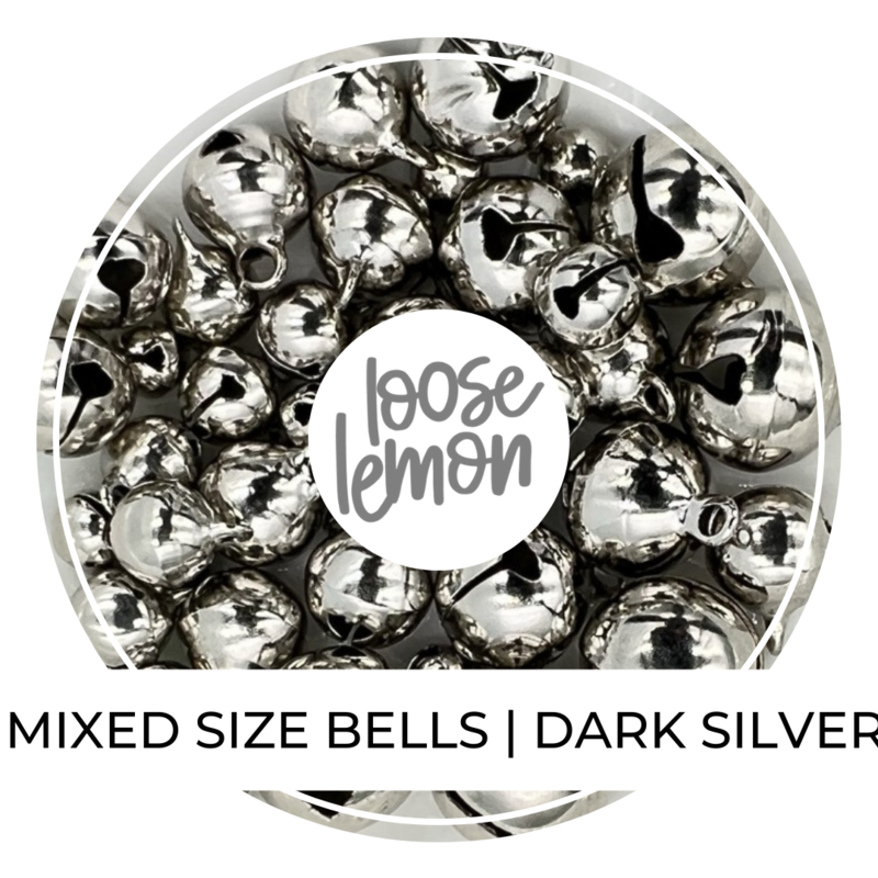 Mixed Size Bells | Dark Silver