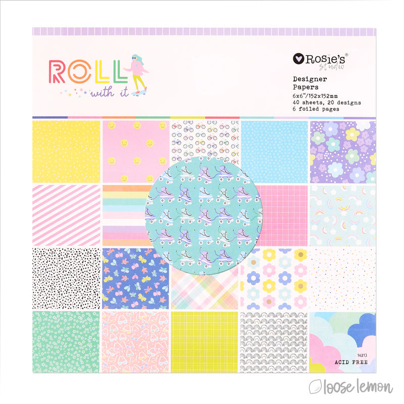 Roll With It | 6" X 6" Paper Pad ( 40 Sheets)
