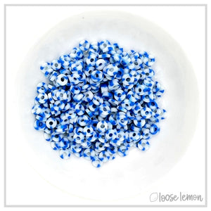 Flat Beads | Glow Blue