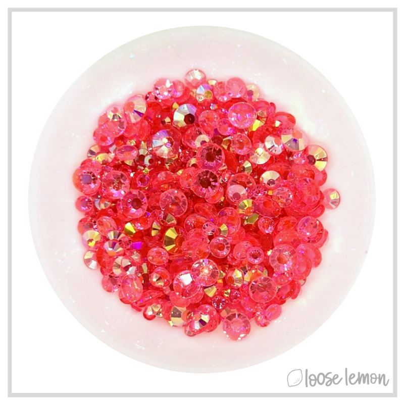 Clear Gems | Disco Pink