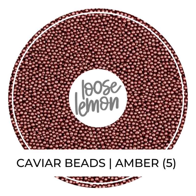Caviar Beads | Amber (5)