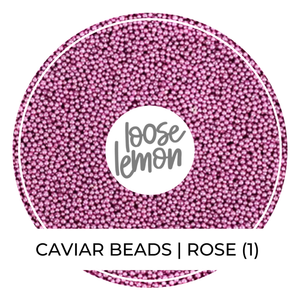 Caviar Beads | Rose (1)