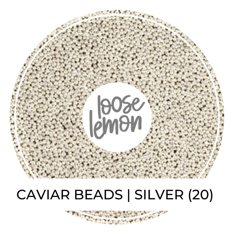 Caviar Beads | Silver (20)