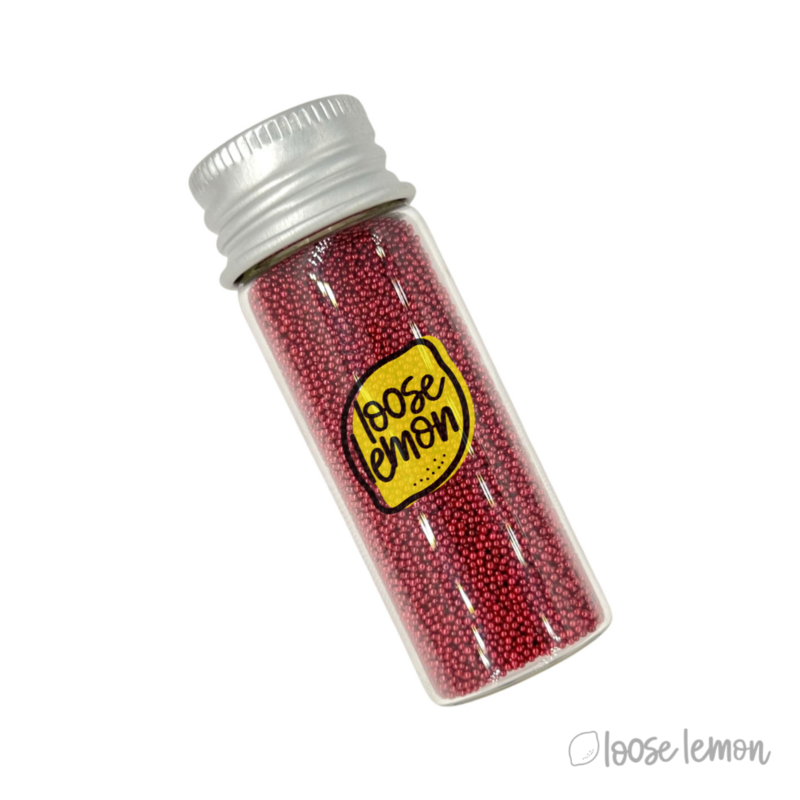 Caviar Beads | Crimson (3)