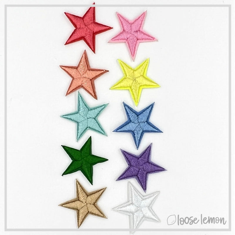Star Patches | Pastel Mix X 10
