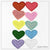 Heart Patches | Pastel Mix X 10