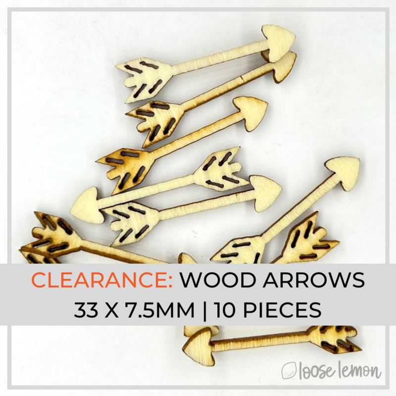 Clearance | Wood Arrows (10 Pieces)