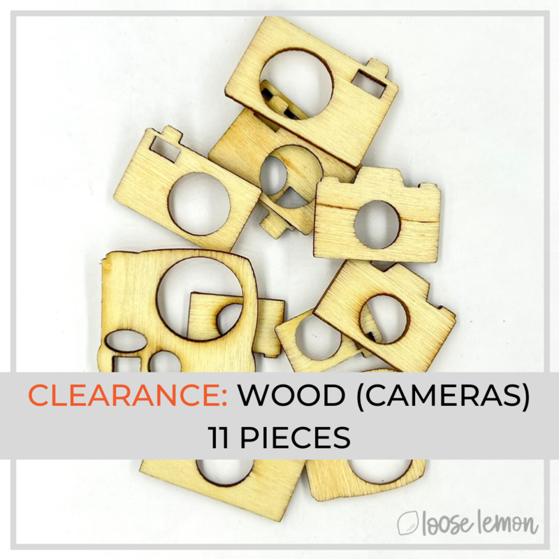 Clearance | Wood Cameras (11 Pieces)