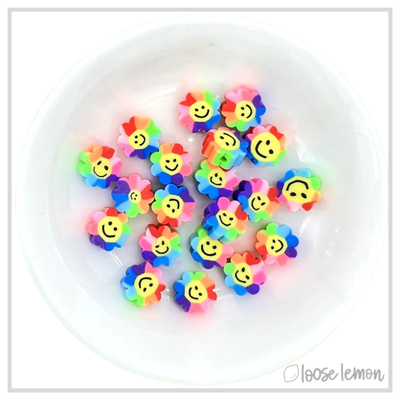 Feature Beads | Multi Smiles X 20
