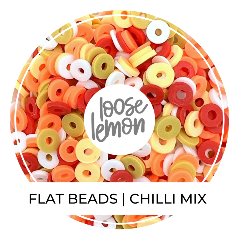 Flat Beads | Chili Mix (16G Jar)