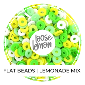 Flat Beads | Lemonade Mix (16G Jar)