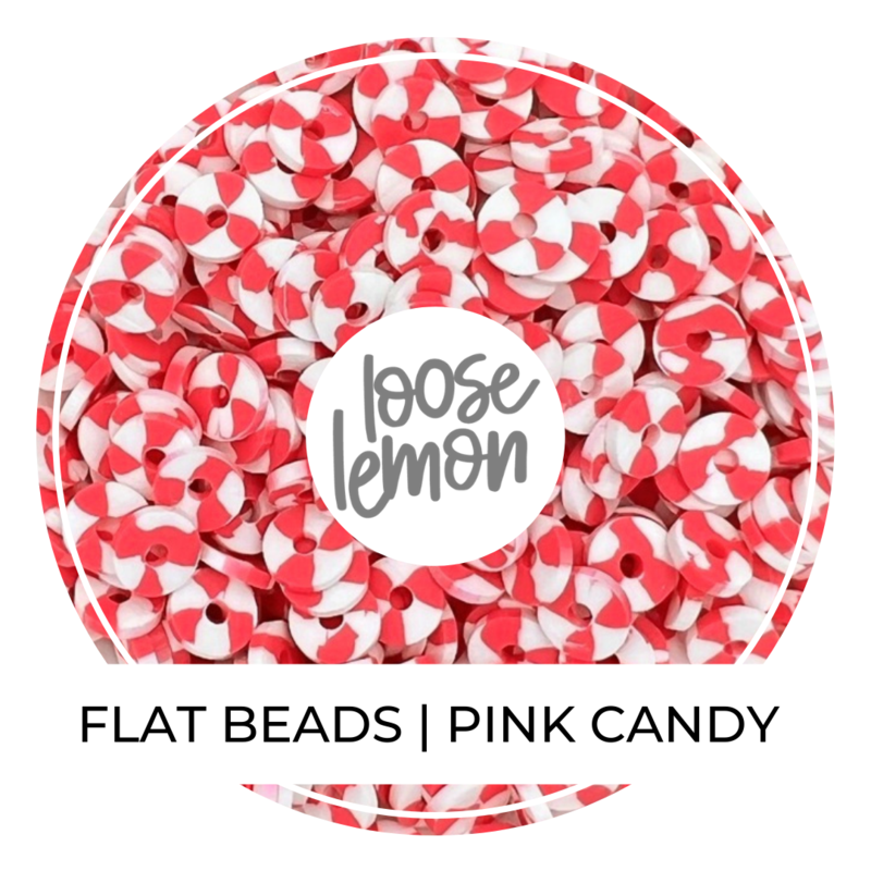 Flat Beads | Pink Candy