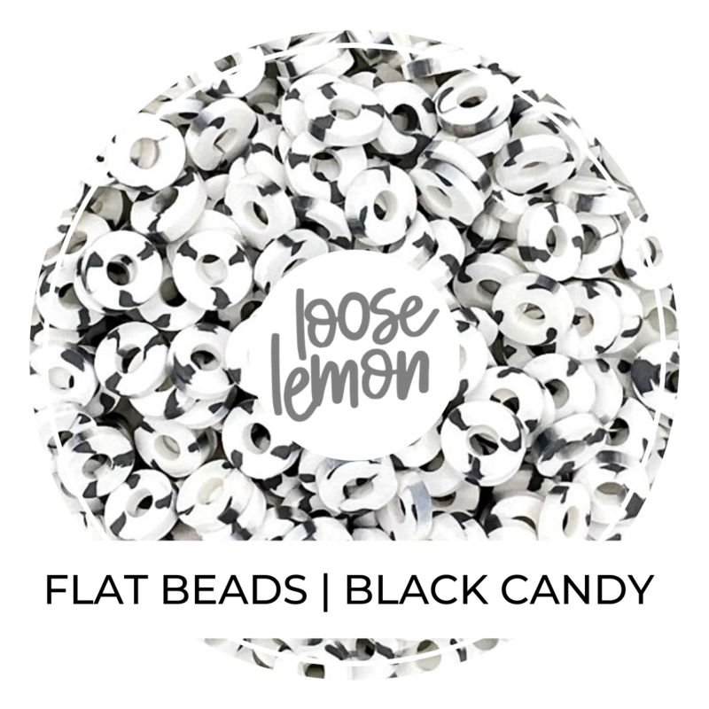 Flat Beads | Black Candy