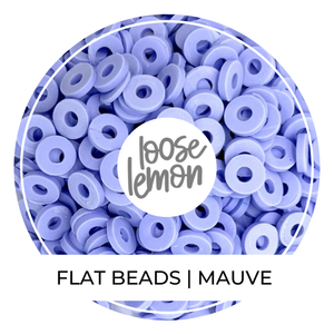 Flat Beads | Mauve