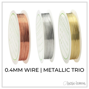 Craft Wire | Metallic Trio
