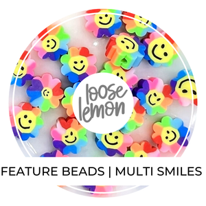 Feature Beads | Multi Smiles X 20